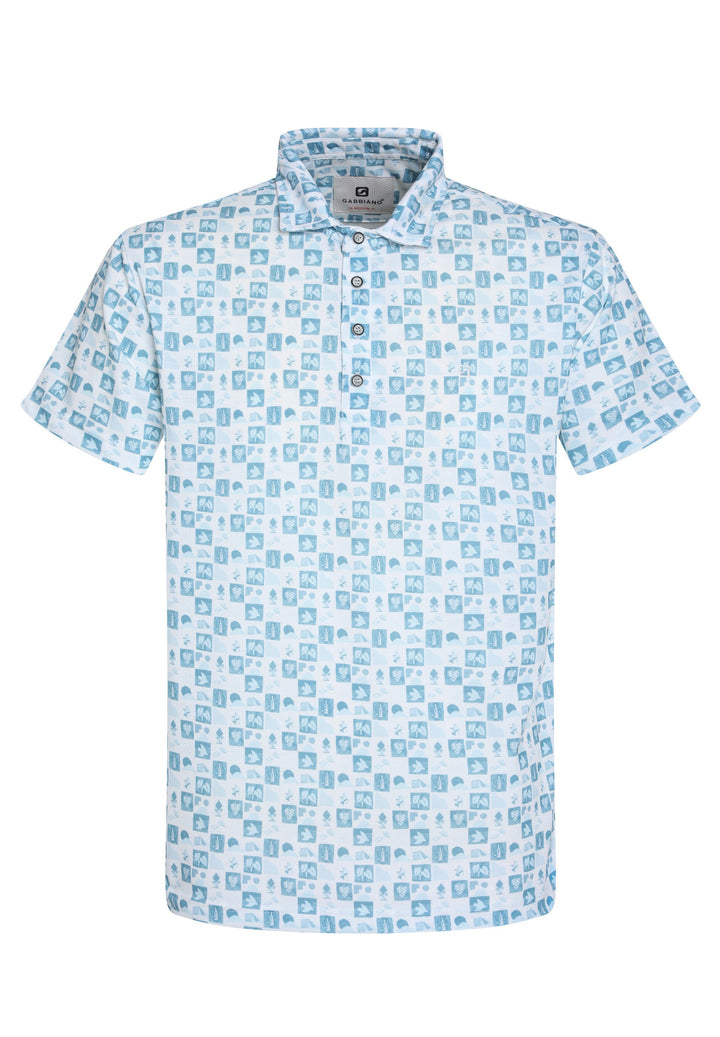 Gabbiano - Heren Polo - 235537 - 4001 Bright Blue