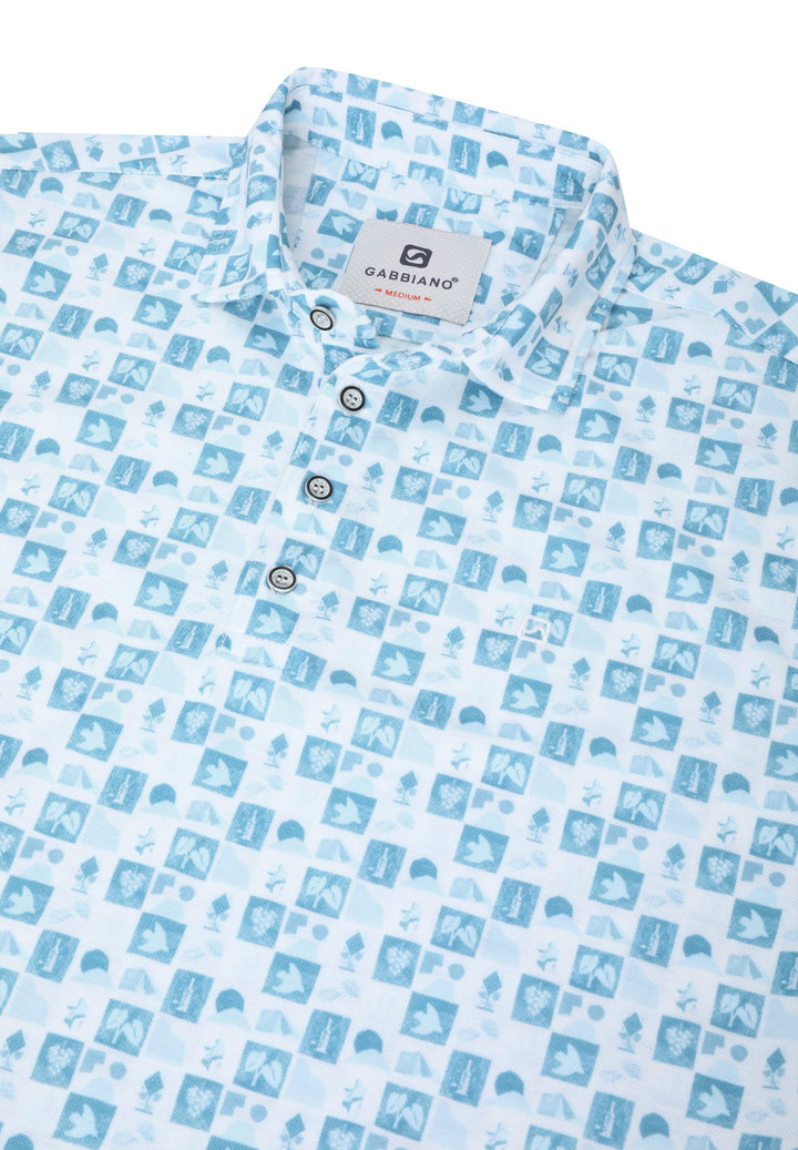Gabbiano - Heren Polo - 235537 - 4001 Bright Blue
