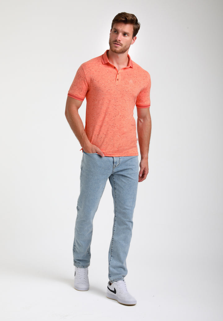 Gabbiano - Heren Polo - 235528 - 4002 Light Coral