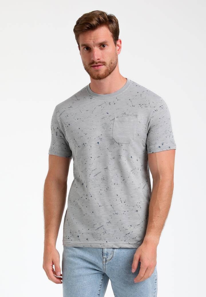 Gabbiano - Heren Shirt - 155514 - 605 Grey Melange
