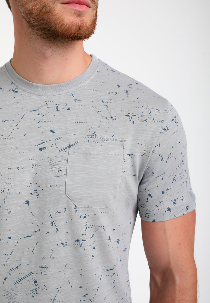 Gabbiano - Heren Shirt - 155514 - 605 Grey Melange