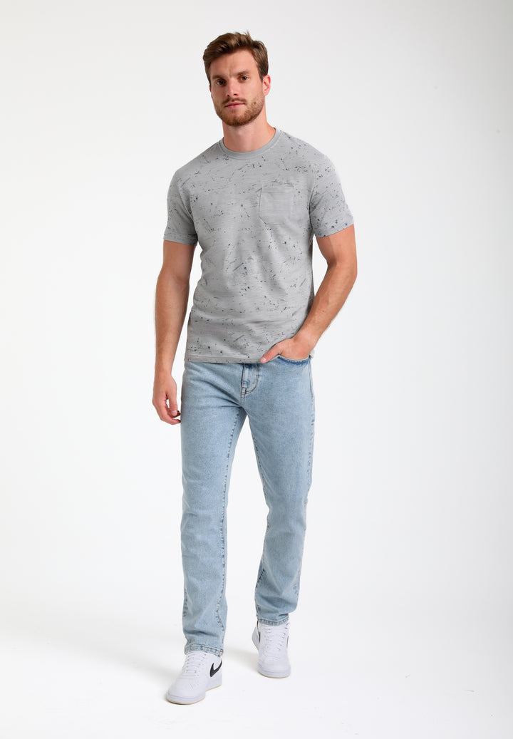 Gabbiano - Heren Shirt - 155514 - 605 Grey Melange