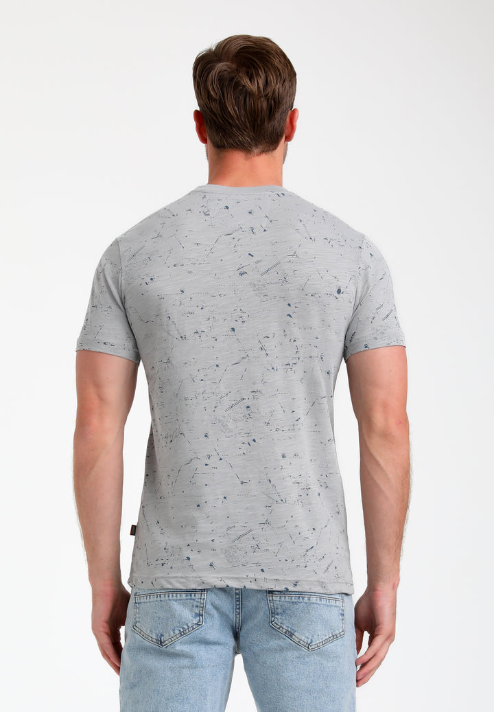 Gabbiano - Heren Shirt - 155514 - 605 Grey Melange