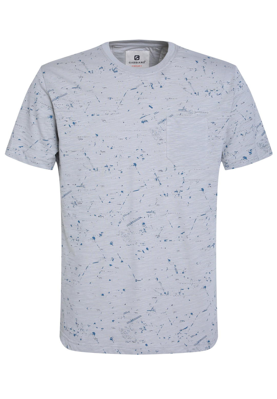 Gabbiano - Heren Shirt - 155514 - 605 Grey Melange