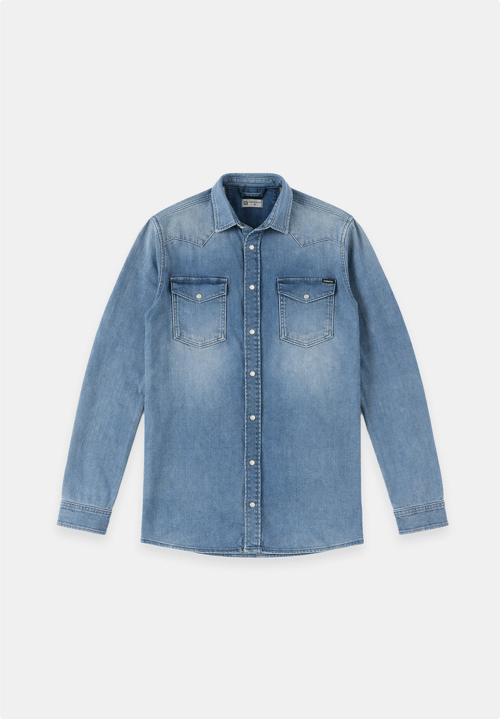 Gabbiano - Heren Overshirt - Avlon - 3365312 - 4342 Bleached Blue