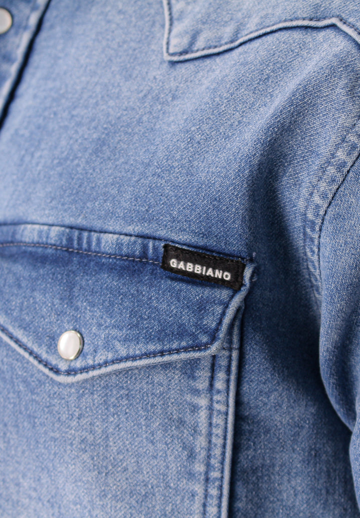 Gabbiano - Heren Overshirt - Avlon - 3365312 - 4342 Bleached Blue