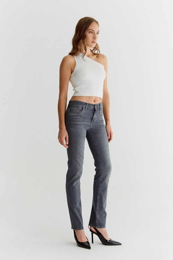 COJ - Hannah - Dames Regular-fit Jeans - Smoke Grey