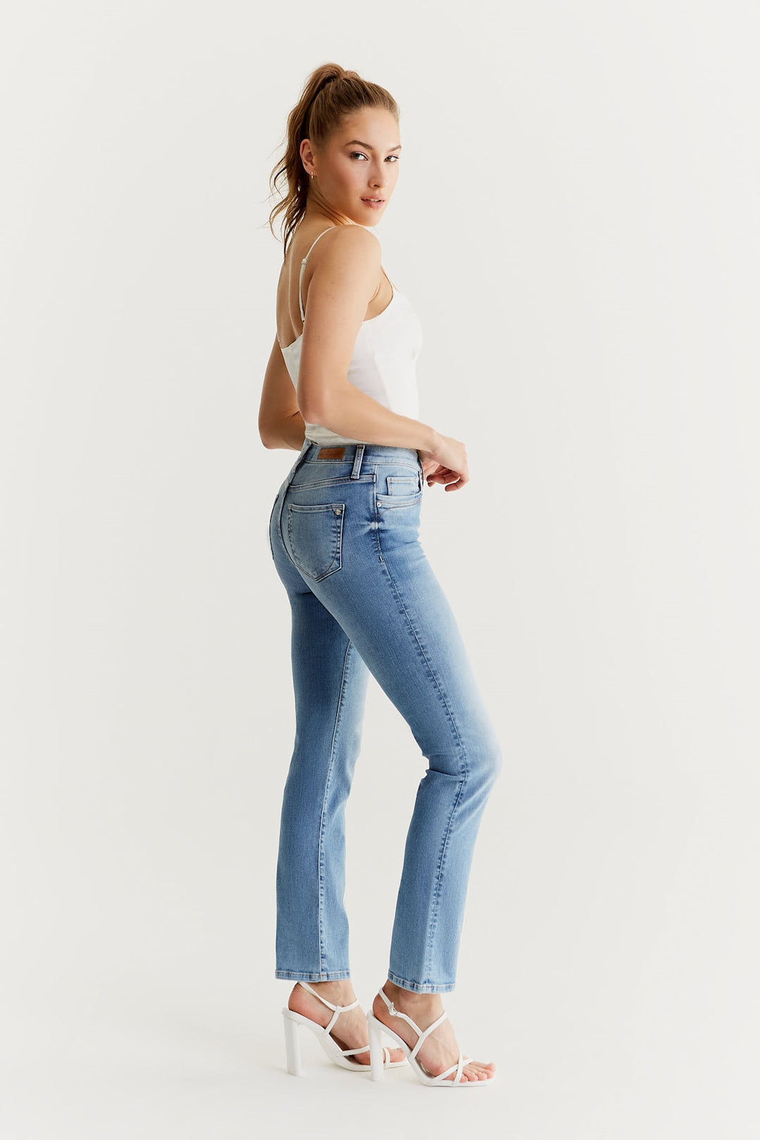 COJ - Hannah - Dames Regular-fit Jeans - Light Blue