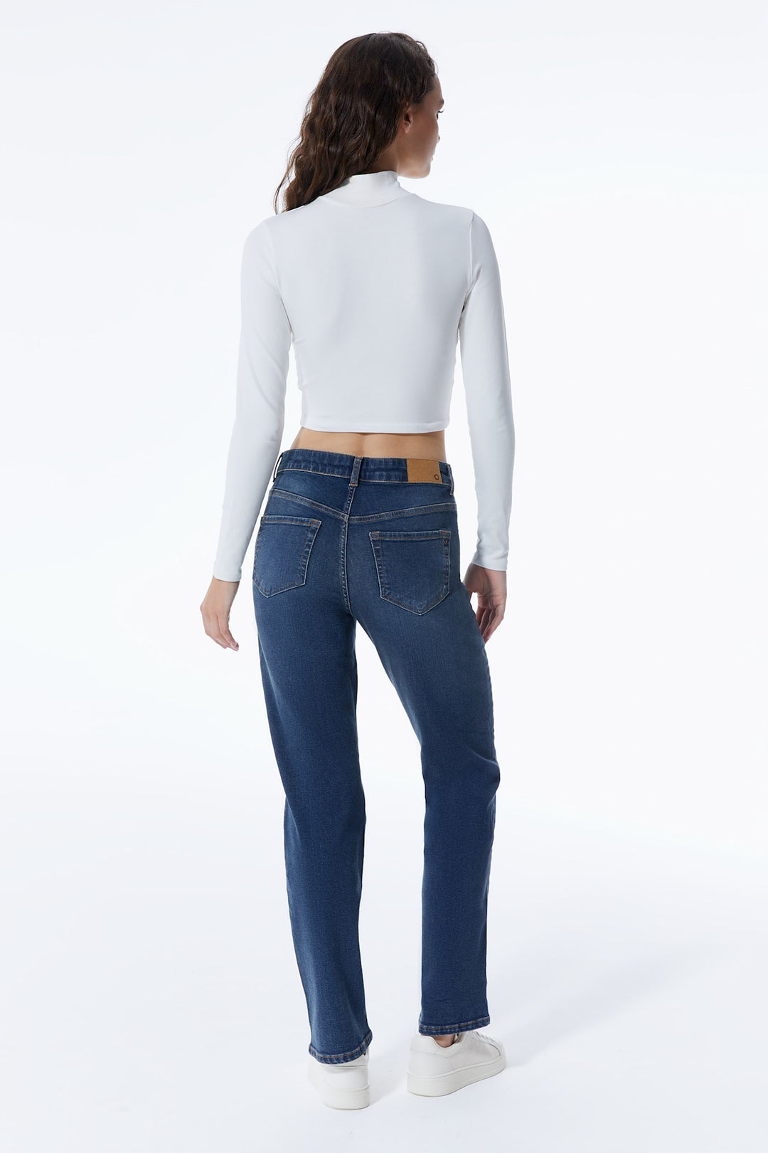 COJ - Kylie - Dames Regular-fit Jeans - Dark Blue