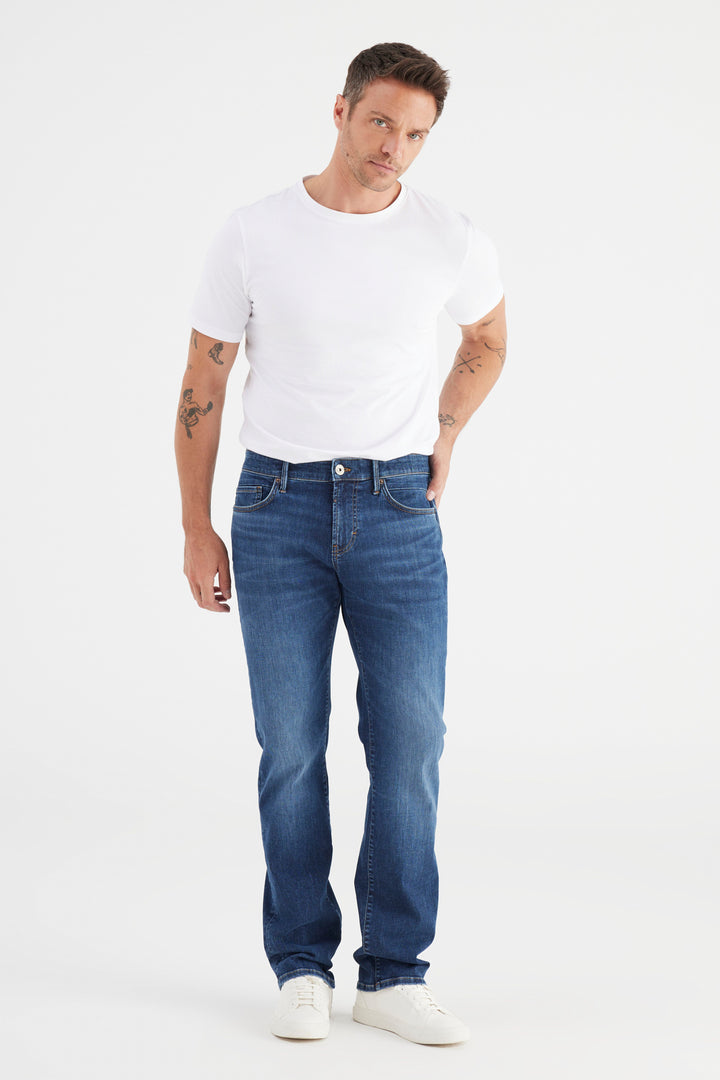 COJ - Lance - Heren Straight-fit Jeans - Space Blue