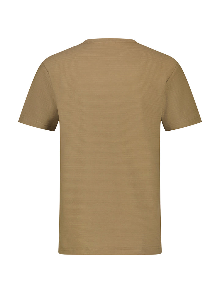 Lerros - Heren V-hals Shirt - 24531801 - 738 Desert Sand