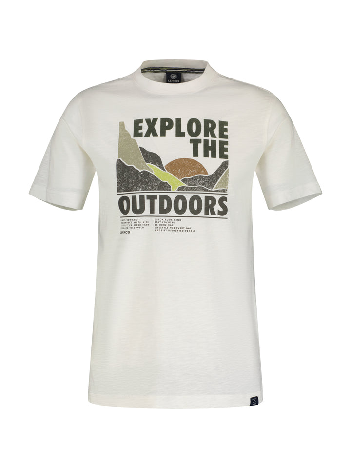 Lerros - Heren Shirt - 24830221 - 103 Broken White