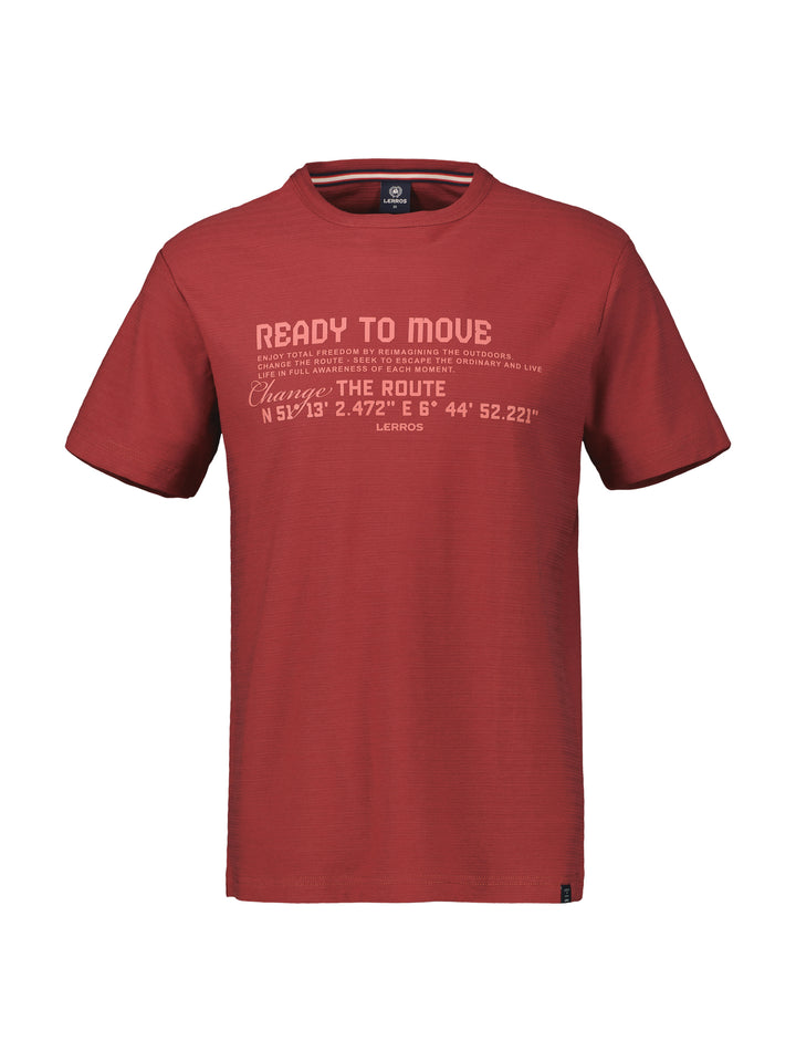 Lerros - Heren Shirt - 2533025 - 331 Earth Red