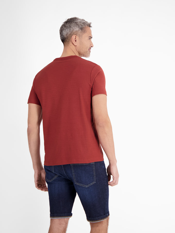 Lerros - Heren Shirt - 2533025 - 331 Earth Red