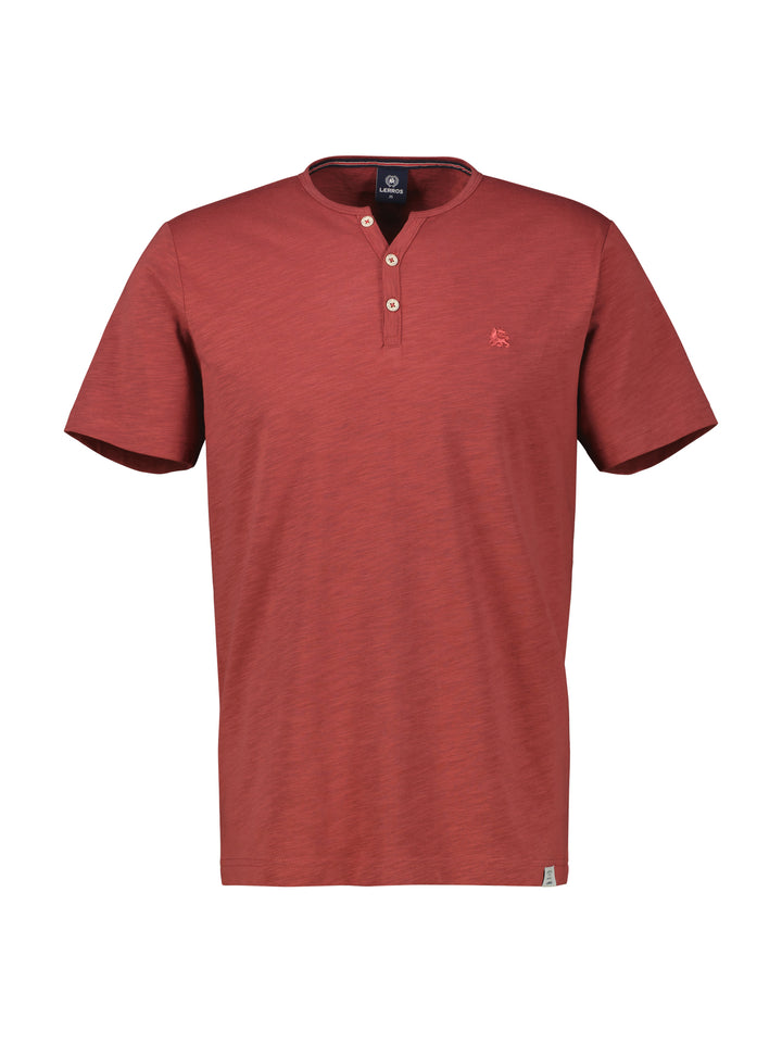 Lerros - Heren Shirt - 25339081 - 331 Earth Red