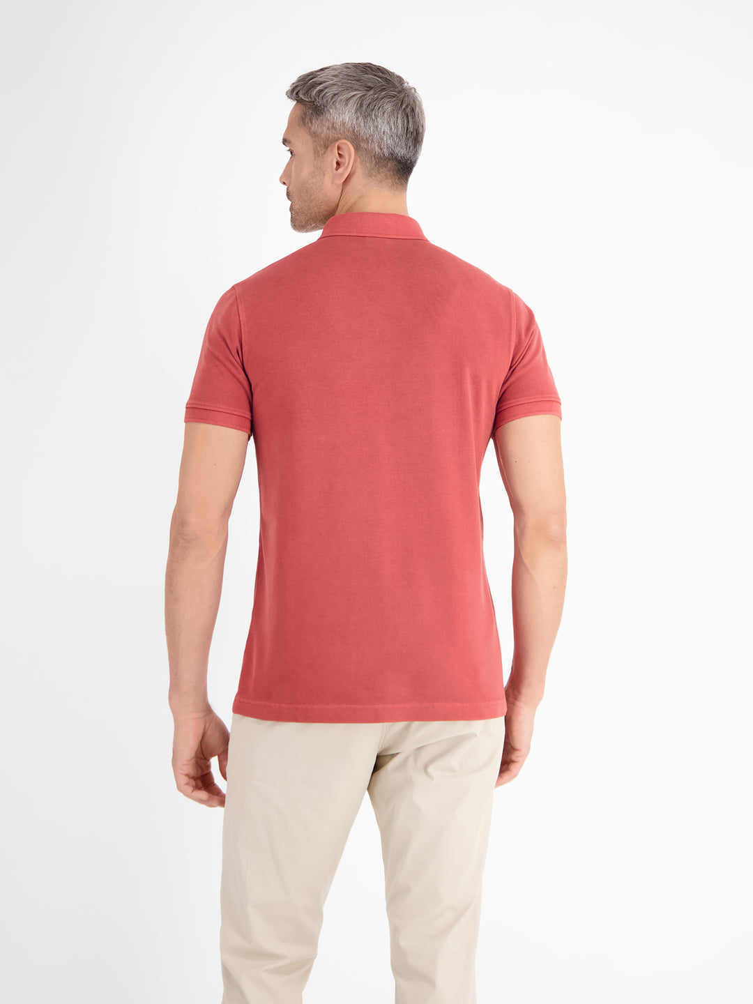 Lerros - Heren Polo - 2543237 - 331 Earth Red