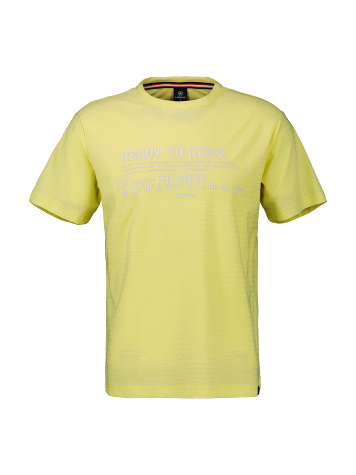 Lerros - Heren Shirt - 2533025 - 532 Faded Yellow