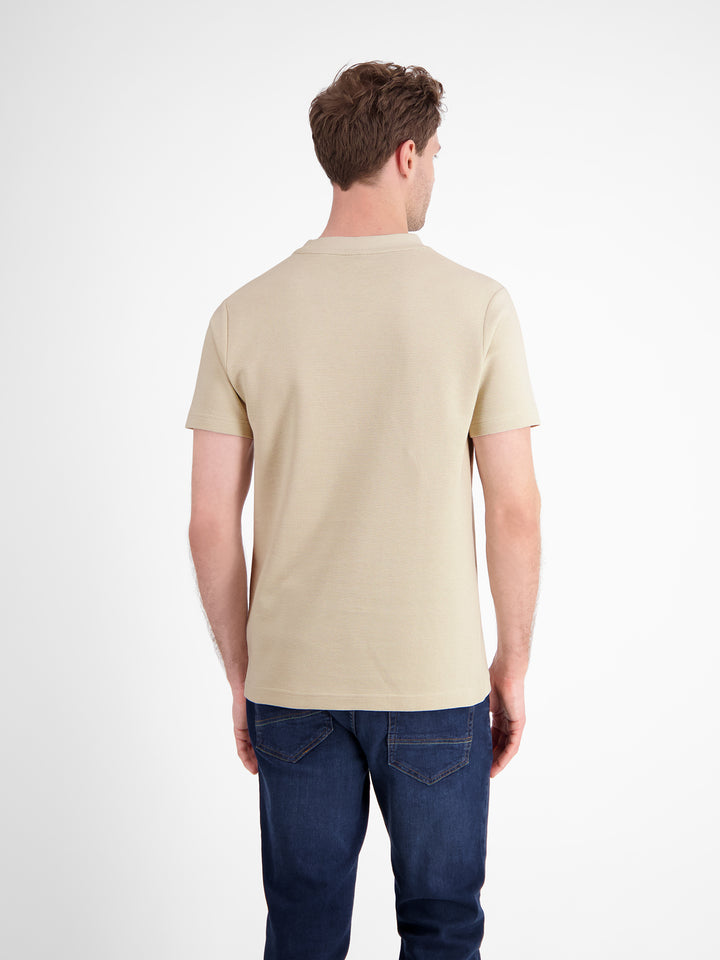 Lerros - Heren T-Shirt- 2583030 - 108 Foam White