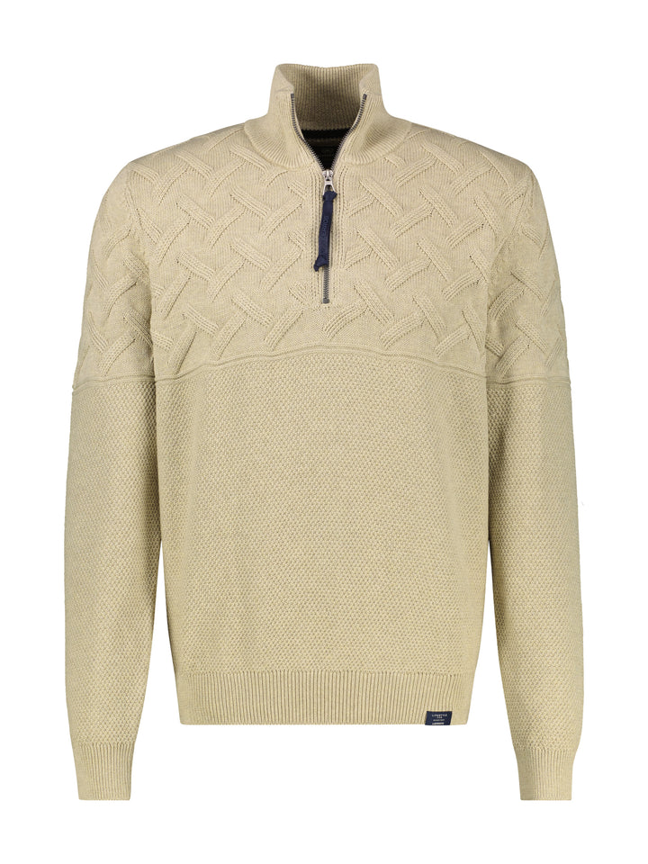Lerros - Heren Trui - 25O5440 - 125 Tende Beige