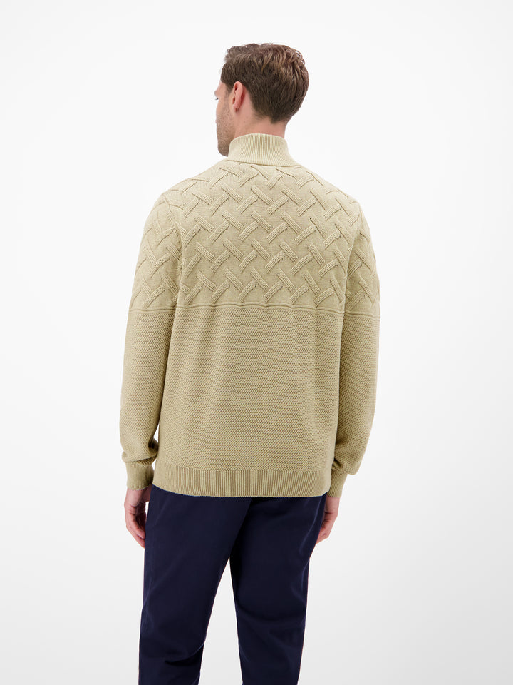 Lerros - Heren Trui - 25O5440 - 125 Tende Beige