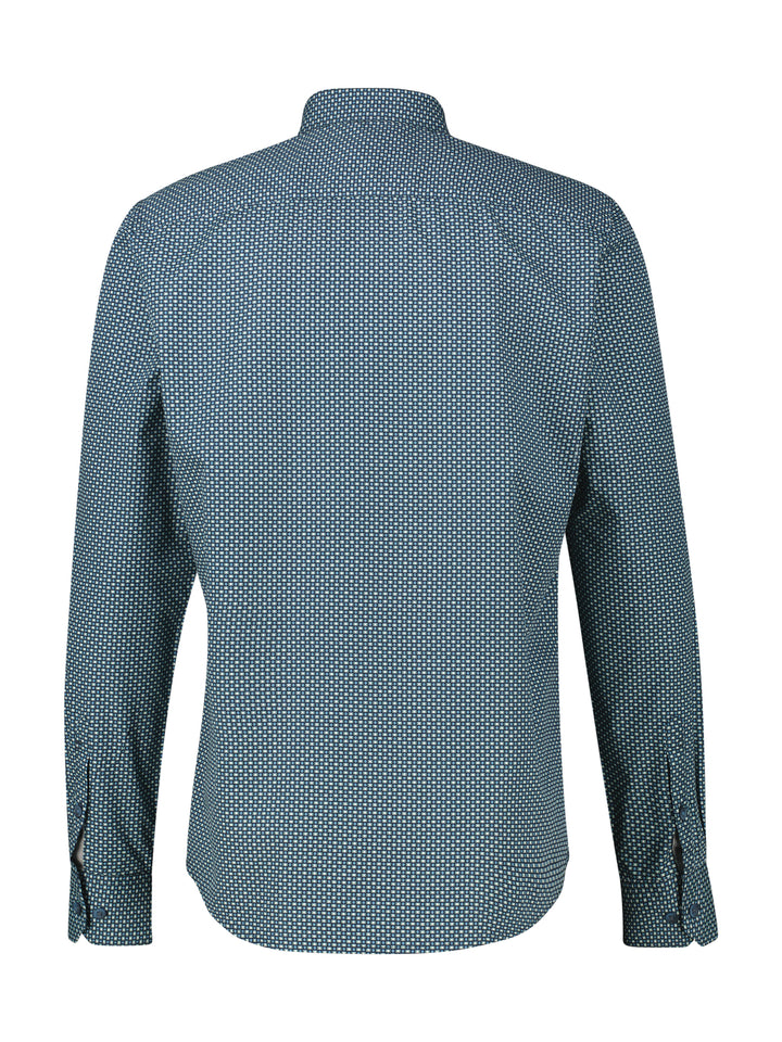 Lerros - Heren Overhemd - 25813521 - 429 Fjord Blue
