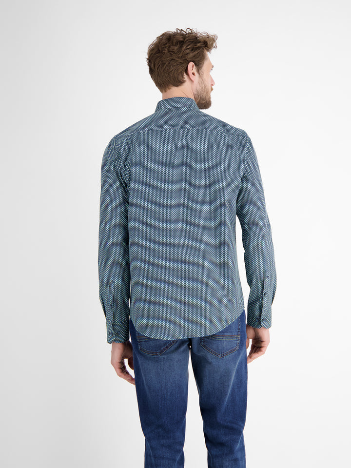 Lerros - Heren Overhemd - 25813521 - 429 Fjord Blue