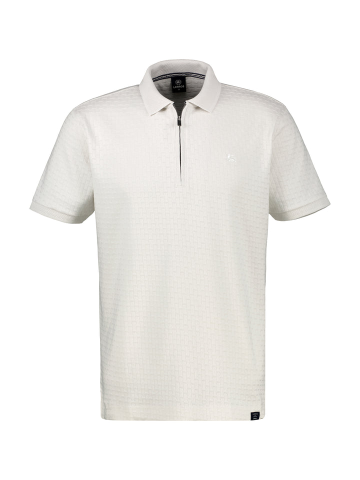 Lerros - Heren Polo - 2633219 - 116 Cloudy White