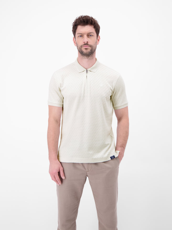Lerros - Heren Polo - 2633219 - 116 Cloudy White