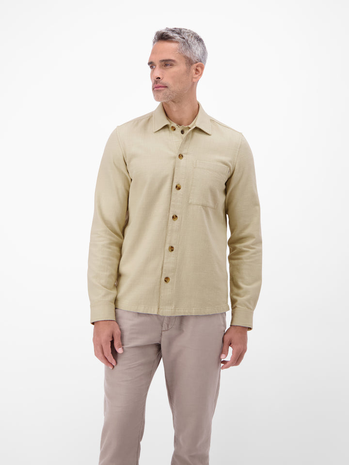 Lerros - Heren Overshirt - 2631240 - 134 Soft Stone
