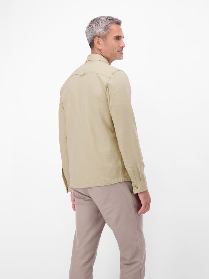 Lerros - Heren Overshirt - 2631240 - 134 Soft Stone