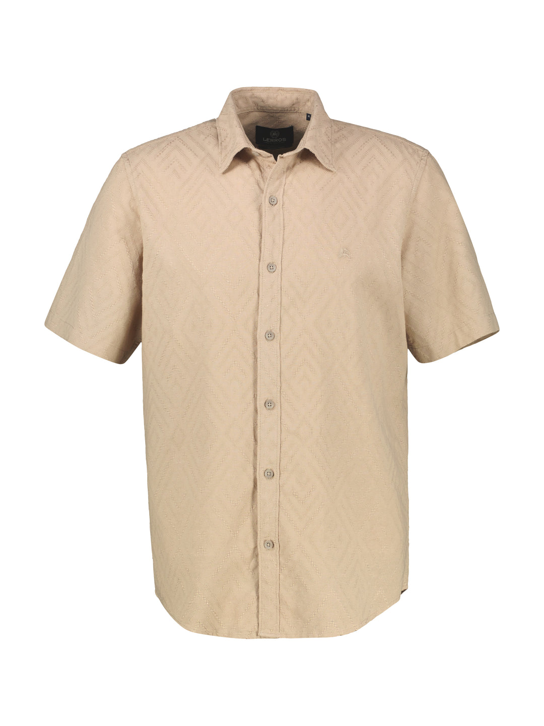 Lerros - Heren Overhemd - 2652054 - 139 Gravel Beige