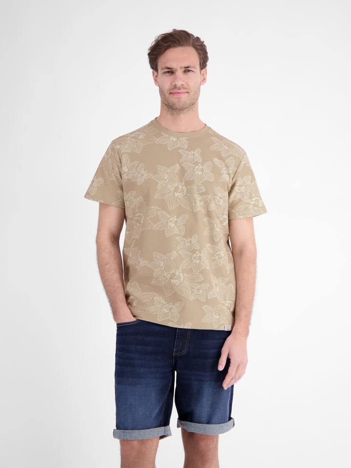 Lerros - Heren Shirt - 2653062 - 139 Gravel Beige