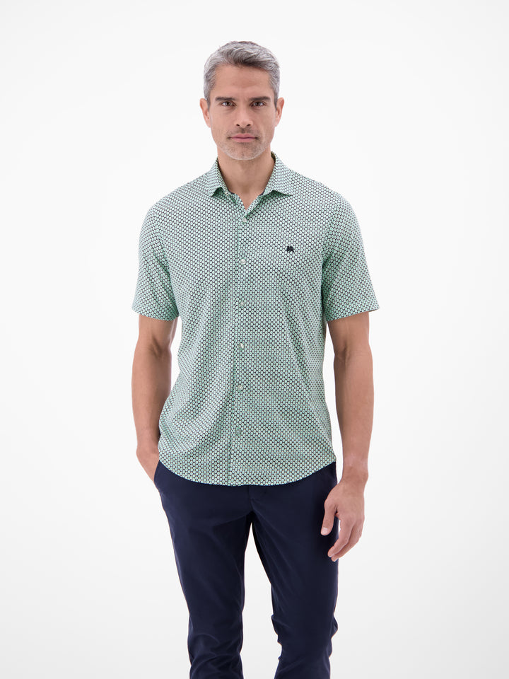 Lerros - Heren Overhemd - 26323181 - 621 Mint Water