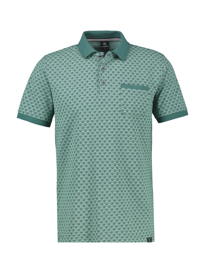 Lerros - Heren Polo - 2633226 - 662 Soft Teal