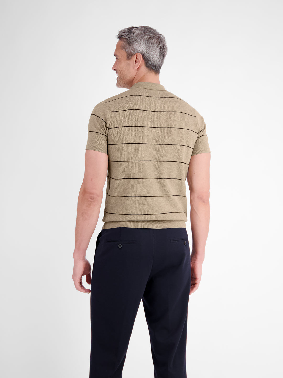 Lerros - Heren Polo - 2675918 - 141 Gravel Beige