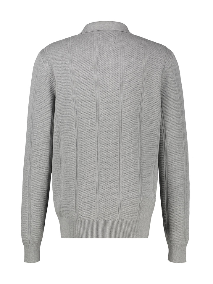Lerros - Heren Polo - 2685230 - 259 Platinum Grey Melange