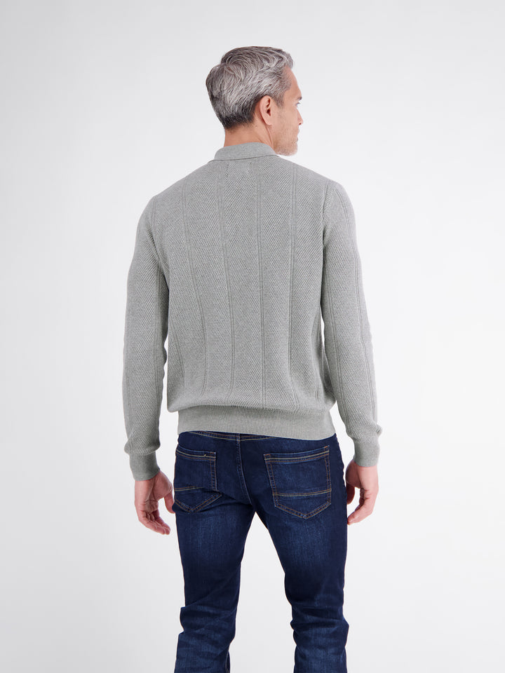 Lerros - Heren Polo - 2685230 - 259 Platinum Grey Melange