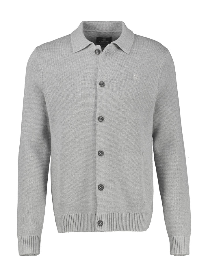 Lerros - Heren Polo - 2685544 - 259 Platinum Grey Melange