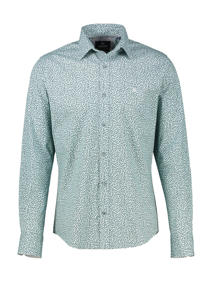 Lerros - Heren Overhemd - 2681073 - 418 Misty Blue