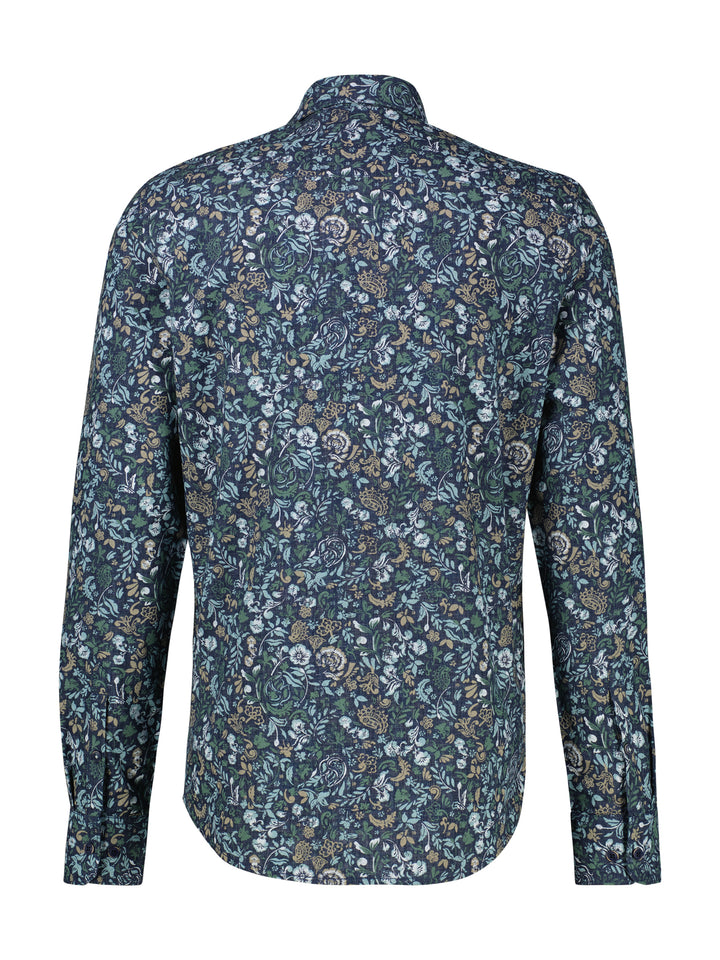 Lerros - Heren Overhemd - 2681380 - 448 Storm Blue