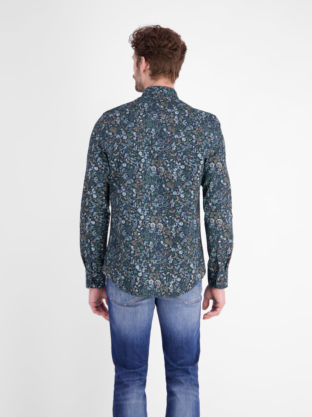 Lerros - Heren Overhemd - 2681380 - 448 Storm Blue