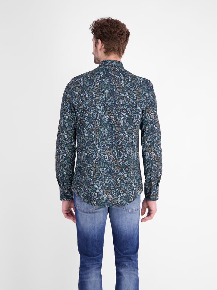 Lerros - Heren Overhemd - 2681380 - 448 Storm Blue