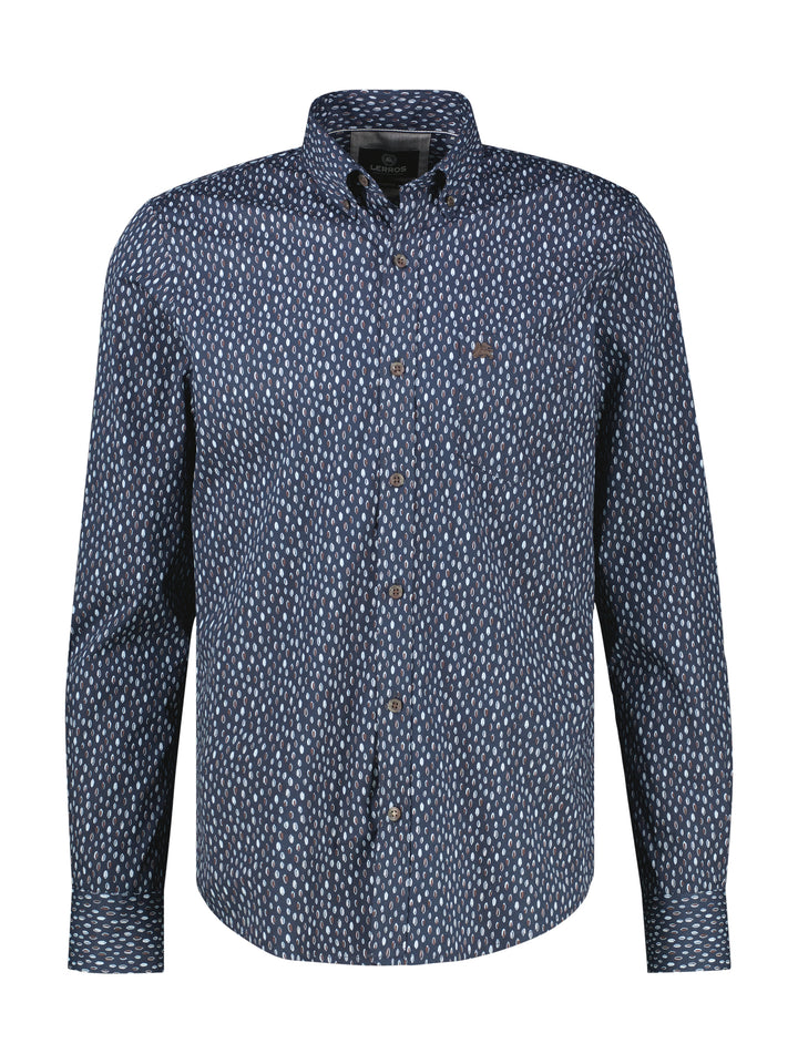 Lerros - Heren Overhemd - 26O1102 - 485 Classic Navy