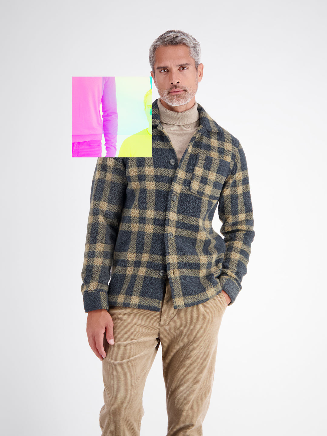 Lerros - Heren Overshirt - 26O4543 - 485 Classic Navy