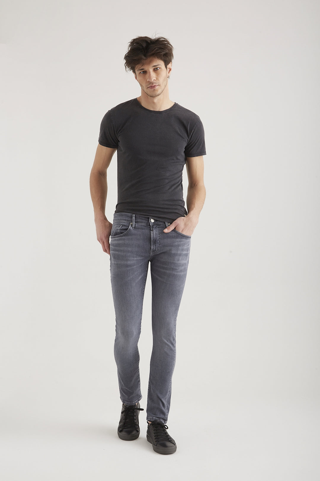 COJ - LEO - Heren Slim-fit Jeans - Smoke Grey