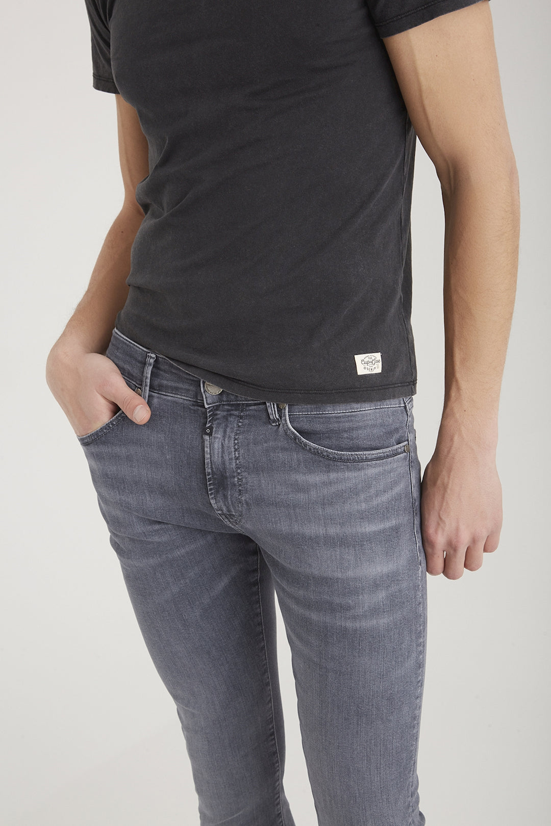 COJ - LEO - Heren Slim-fit Jeans - Smoke Grey