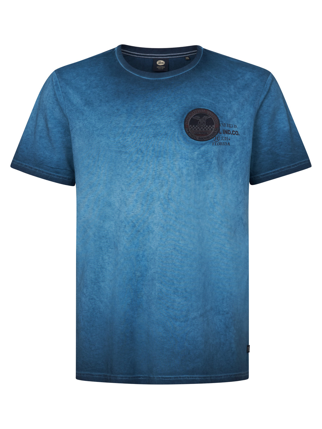 Petrol - Heren Shirt- M-1050-TSR6070 - 5178 Navy Blue