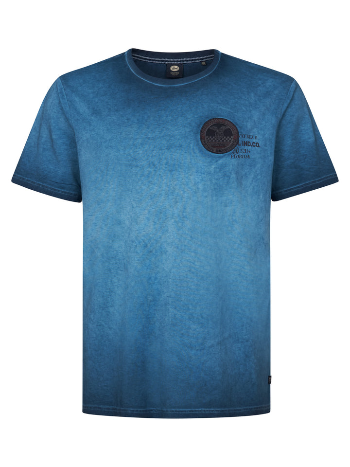 Petrol - Heren Shirt- M-1050-TSR6070 - 5178 Navy Blue