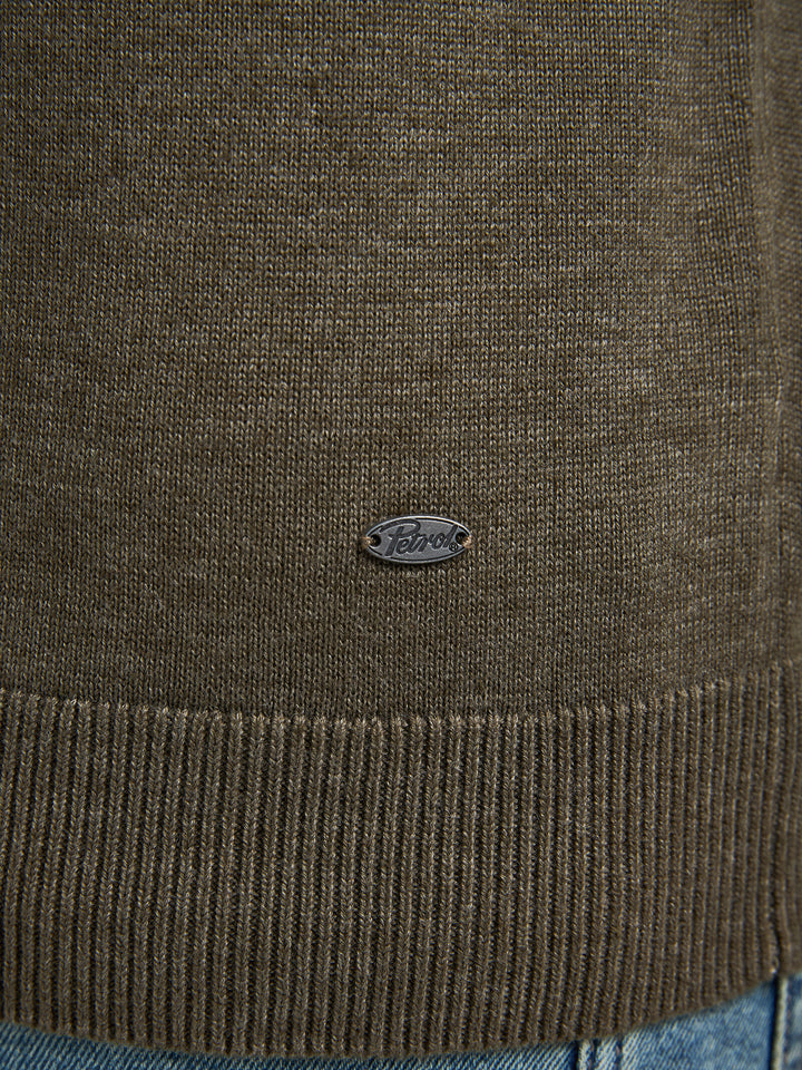 Petrol - Heren Polo - M-3050-KWC204 - 6174 Mossy Stone