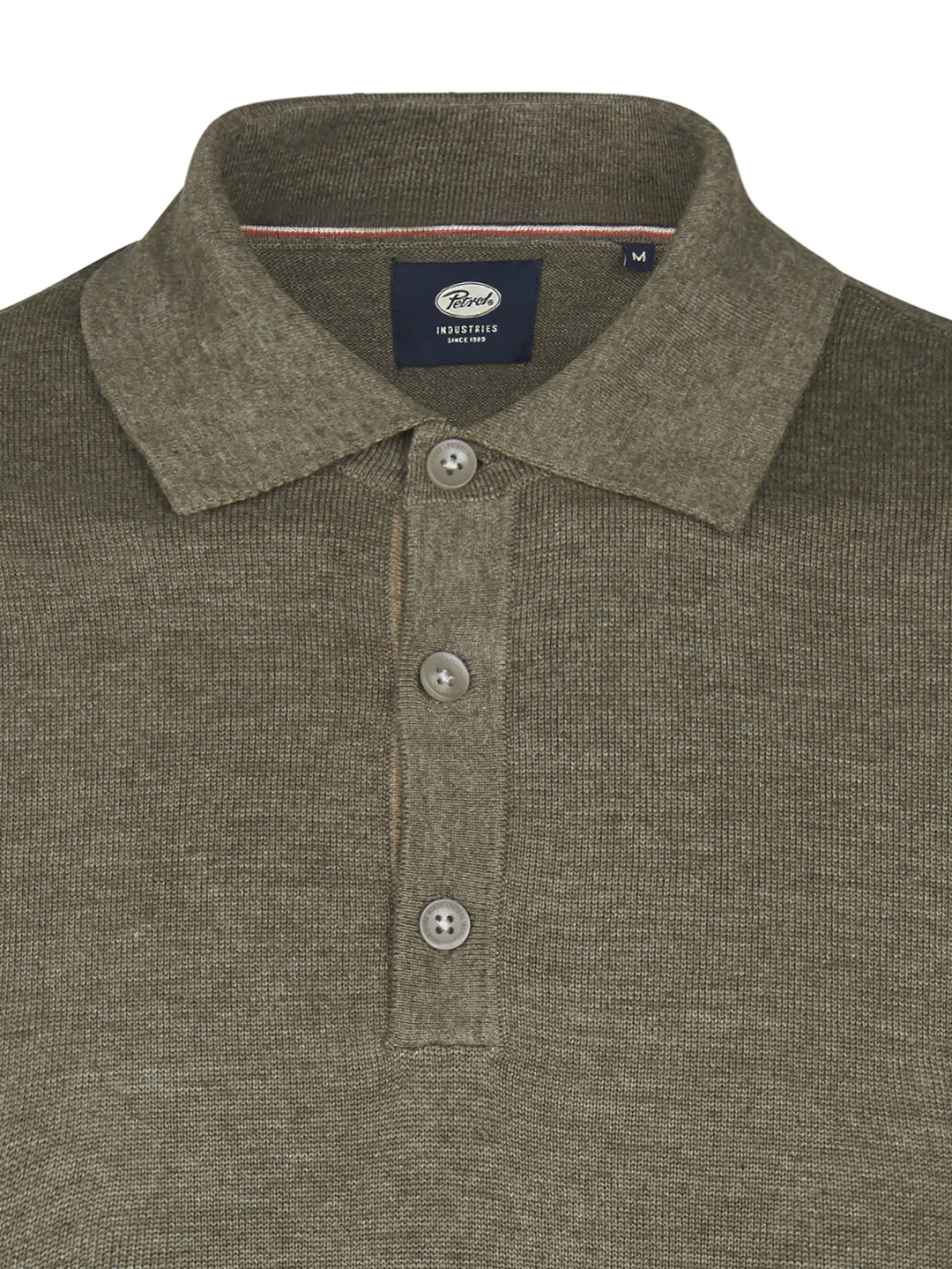 Petrol - Heren Polo - M-3050-KWC204 - 6174 Mossy Stone